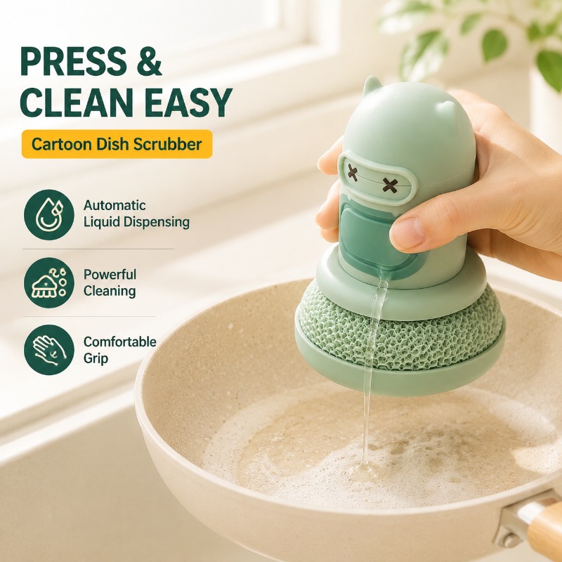 Keuken Cartoon Drukknop Flesse - Dish Brush Bamboo recensie en prijs