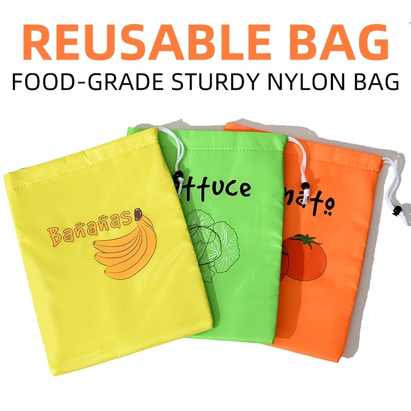 Opbergzakken voor fruit, groen - Reusable Produce Bag recensie en prijs