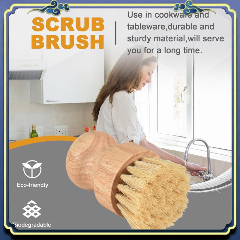 A56P-Bamboe Afwasborstel 2 Stu - Dish Brush Bamboo recensie en prijs
