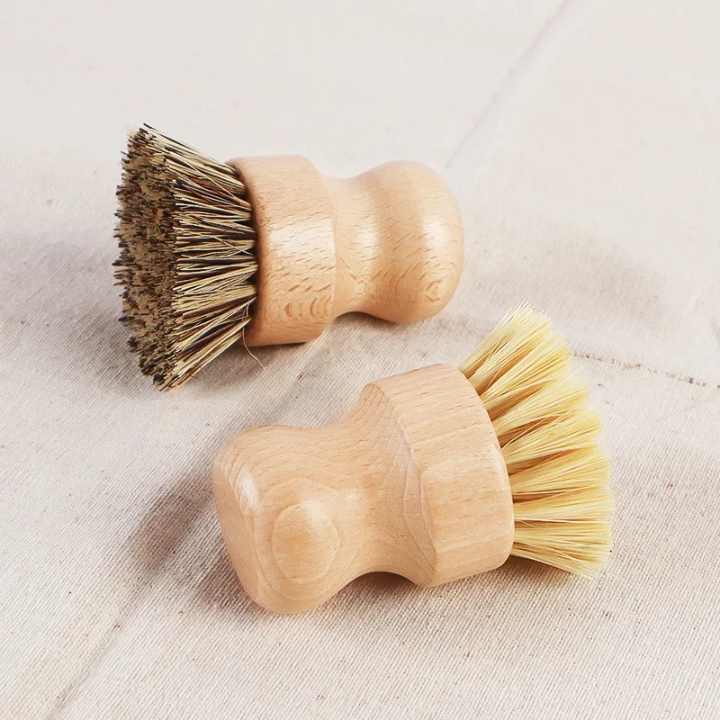 Bamboe Schotel Scrub Borstels, - Dish Brush Bamboo recensie en prijs
