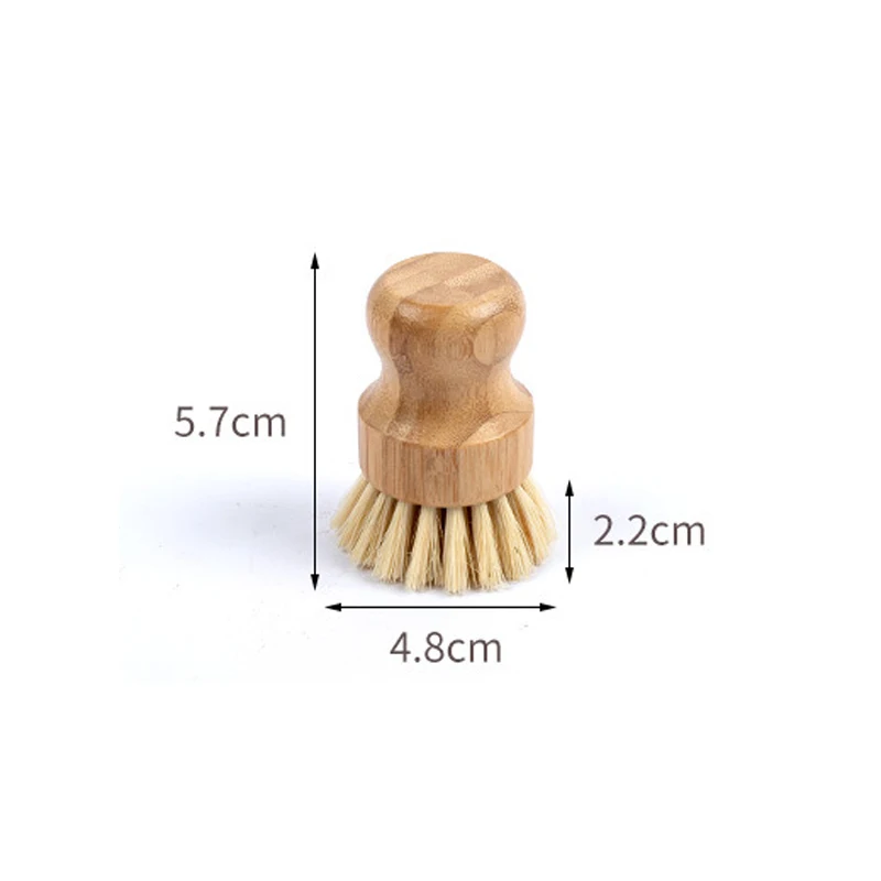 Bamboe Schotel Scrub Borstels, - Dish Brush Bamboo recensie en prijs