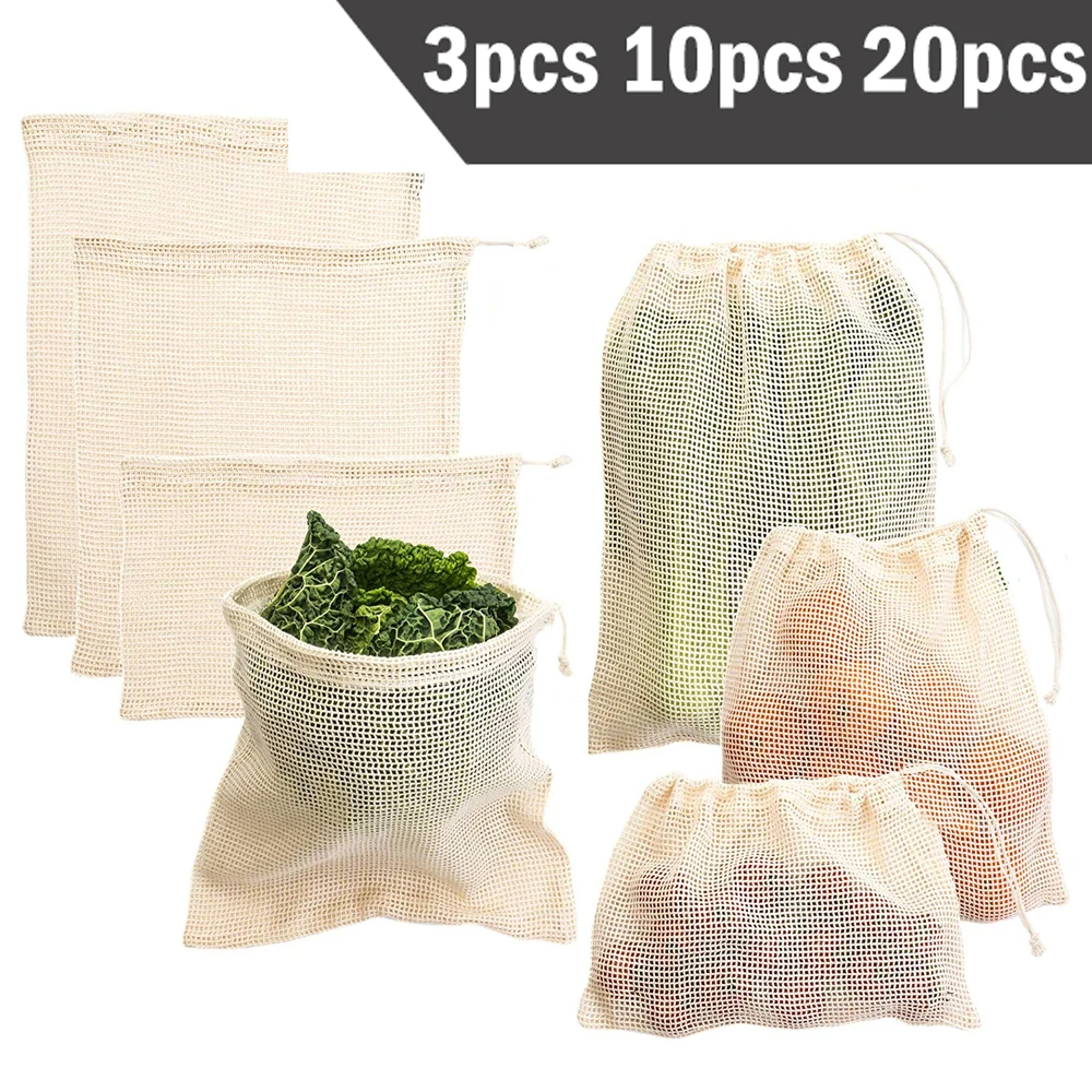 3 6 10 stks Herbruikbare Produ - Reusable Produce Bag recensie en prijs