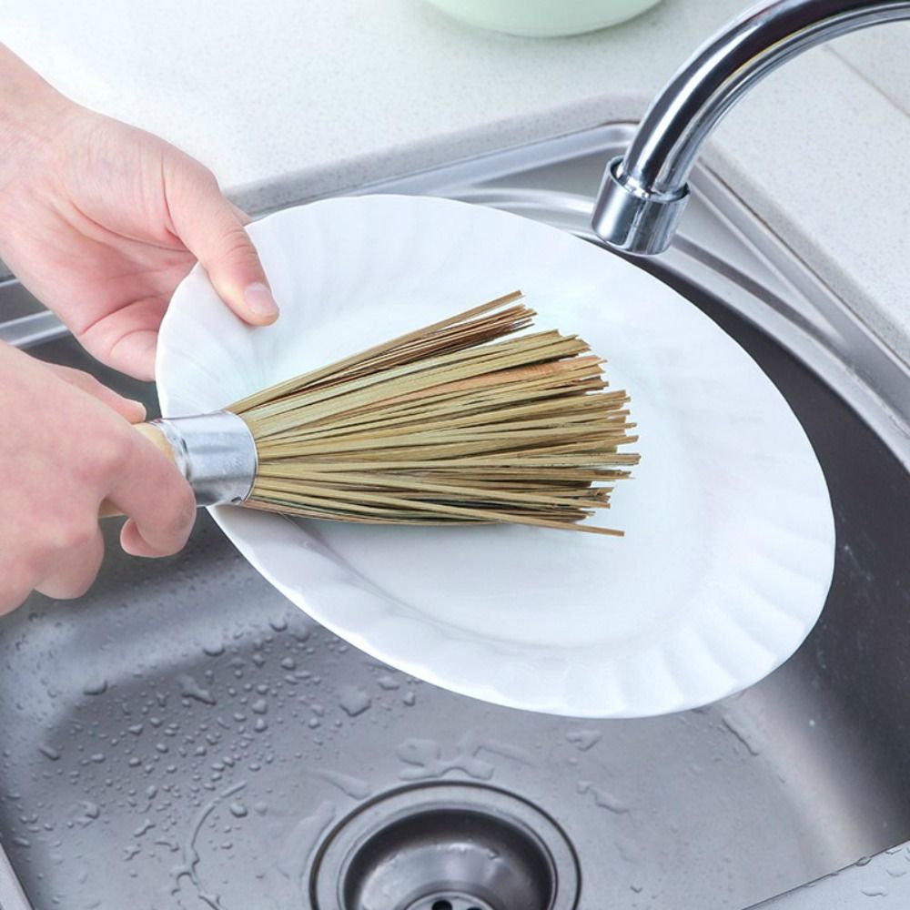 Traditionele natuurlijke bambo - Dish Brush Bamboo recensie en prijs